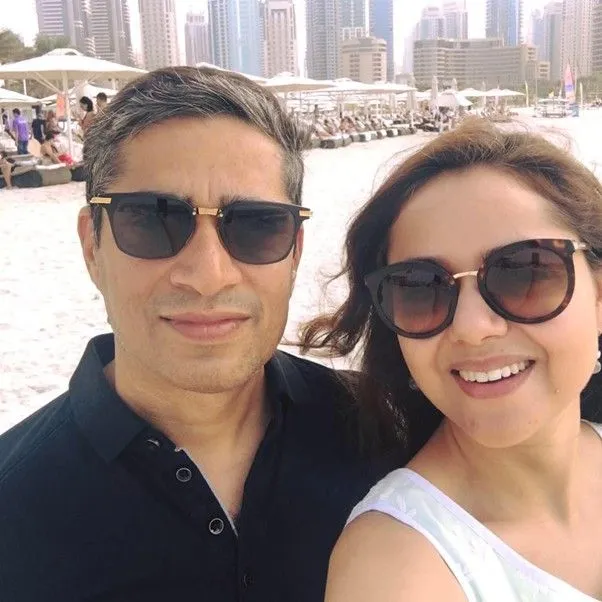 Kunwer Sachdev with his wife Khushboo Sachdev