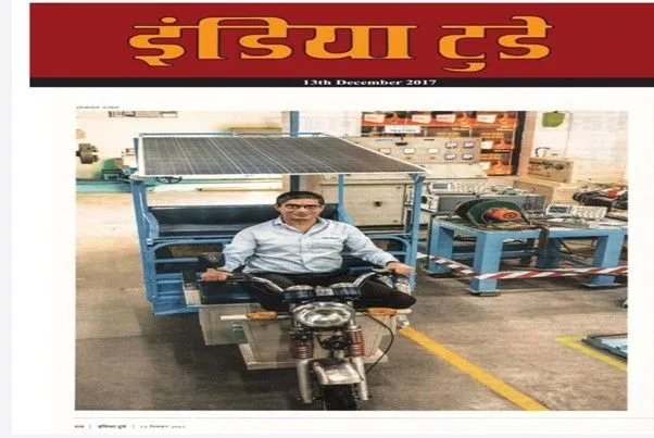 India Today news headlines about the Inverter Man of India