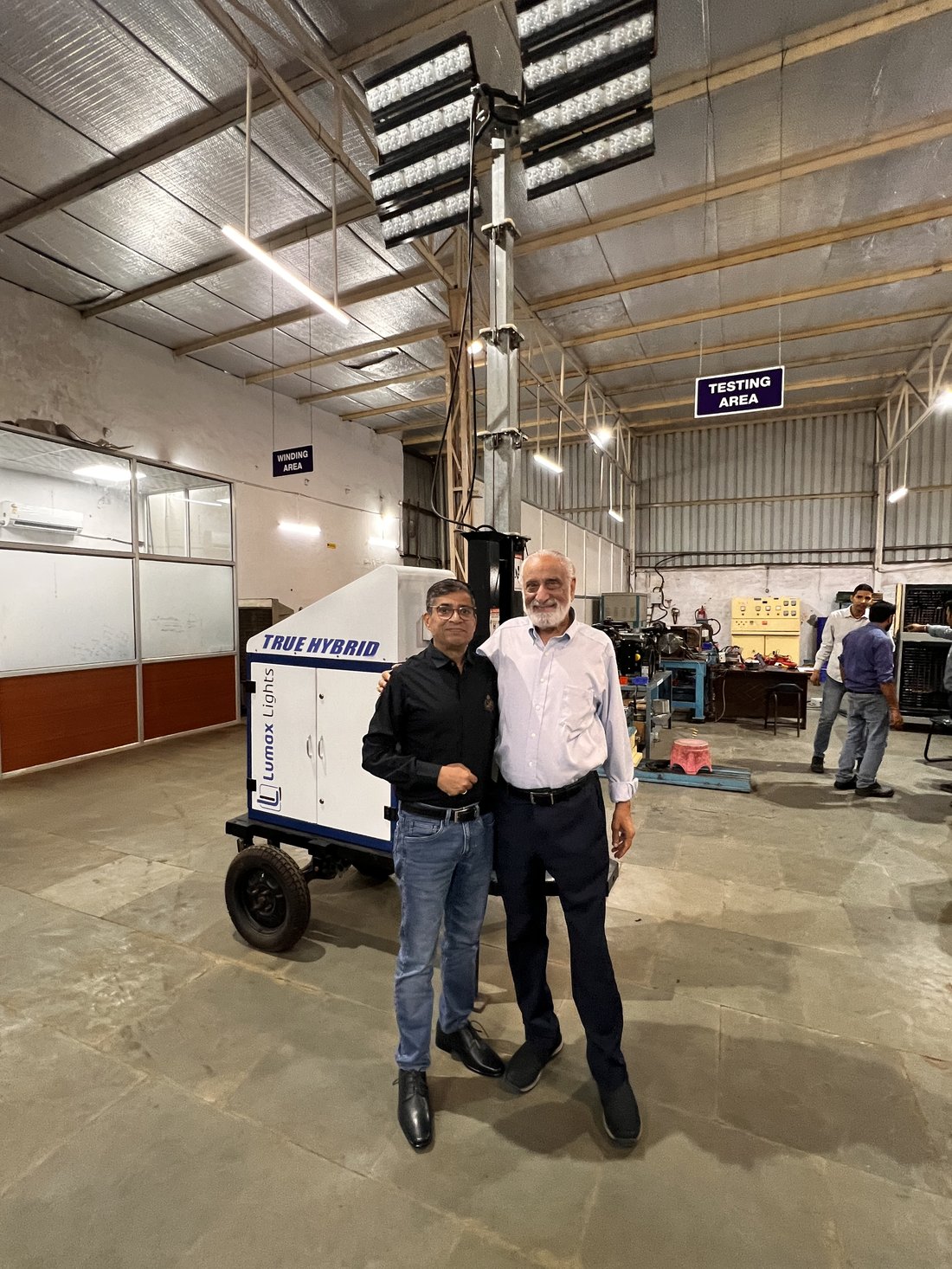 Kunwer Sachdev with Mr. Deepak Singh