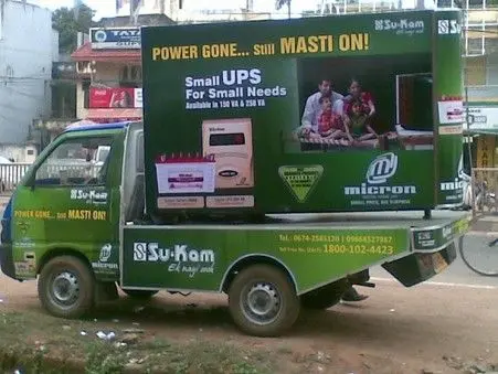 Su-Kam's 'Power on Wheels' mobile inverter demonstration truck
