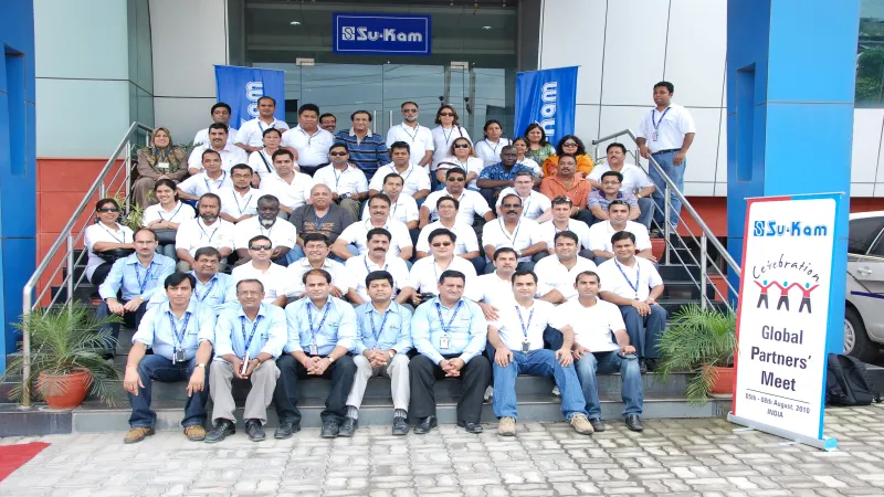 Su-Kam Global Partners Meet — the brand, team, and partnerships Kunwer Sachdev built for India's power-electronics export industry