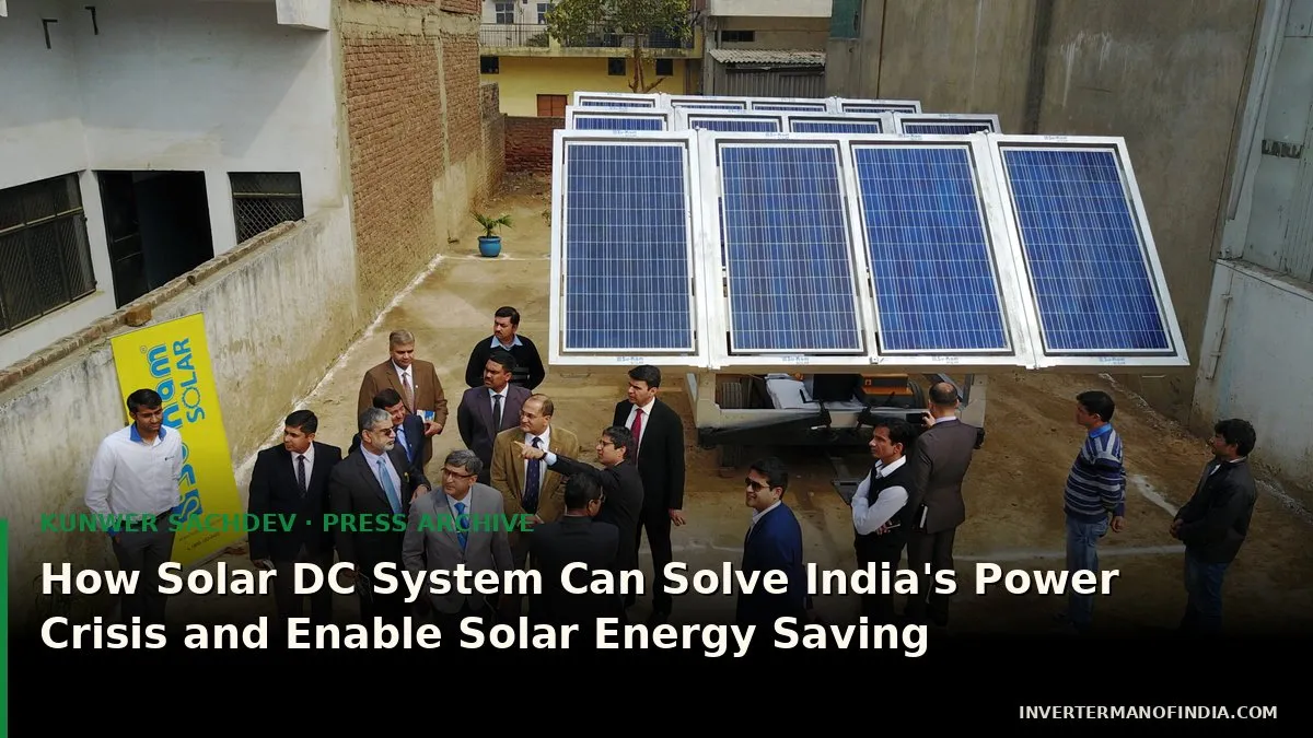 Su-Kam rural solar DC power pack system deployed across 40,000 UP homes under UPNEDA by Kunwer Sachdev