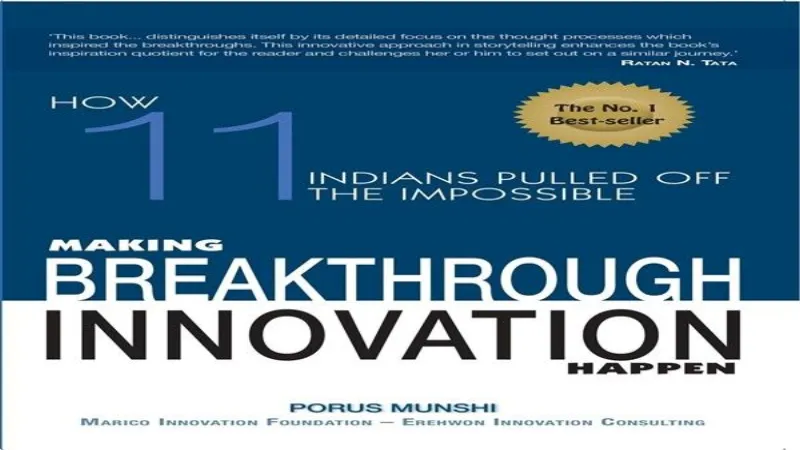 The cover of Making Breakthrough Innovation Happen by Porus Munshi, which featured Su-Kam and Kunwer Sachdev