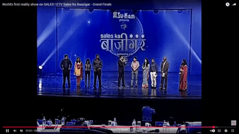 The grand finale of ETV Sales Ka Baazigar, presented by Su-Kam