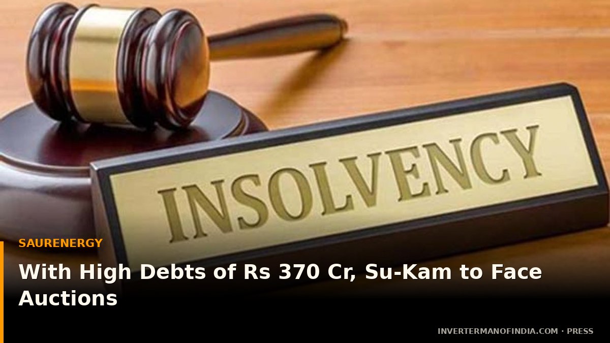 SaurEnergy — Su-Kam auctions coverage