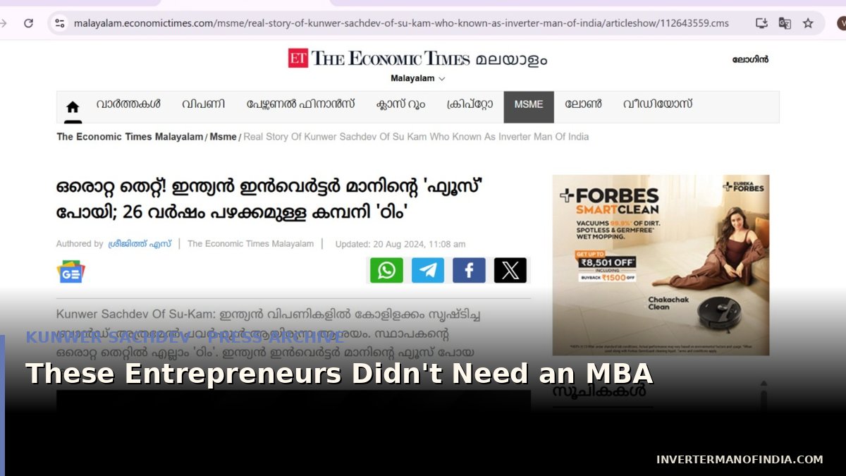 These Entrepreneurs Didn't Need an MBA