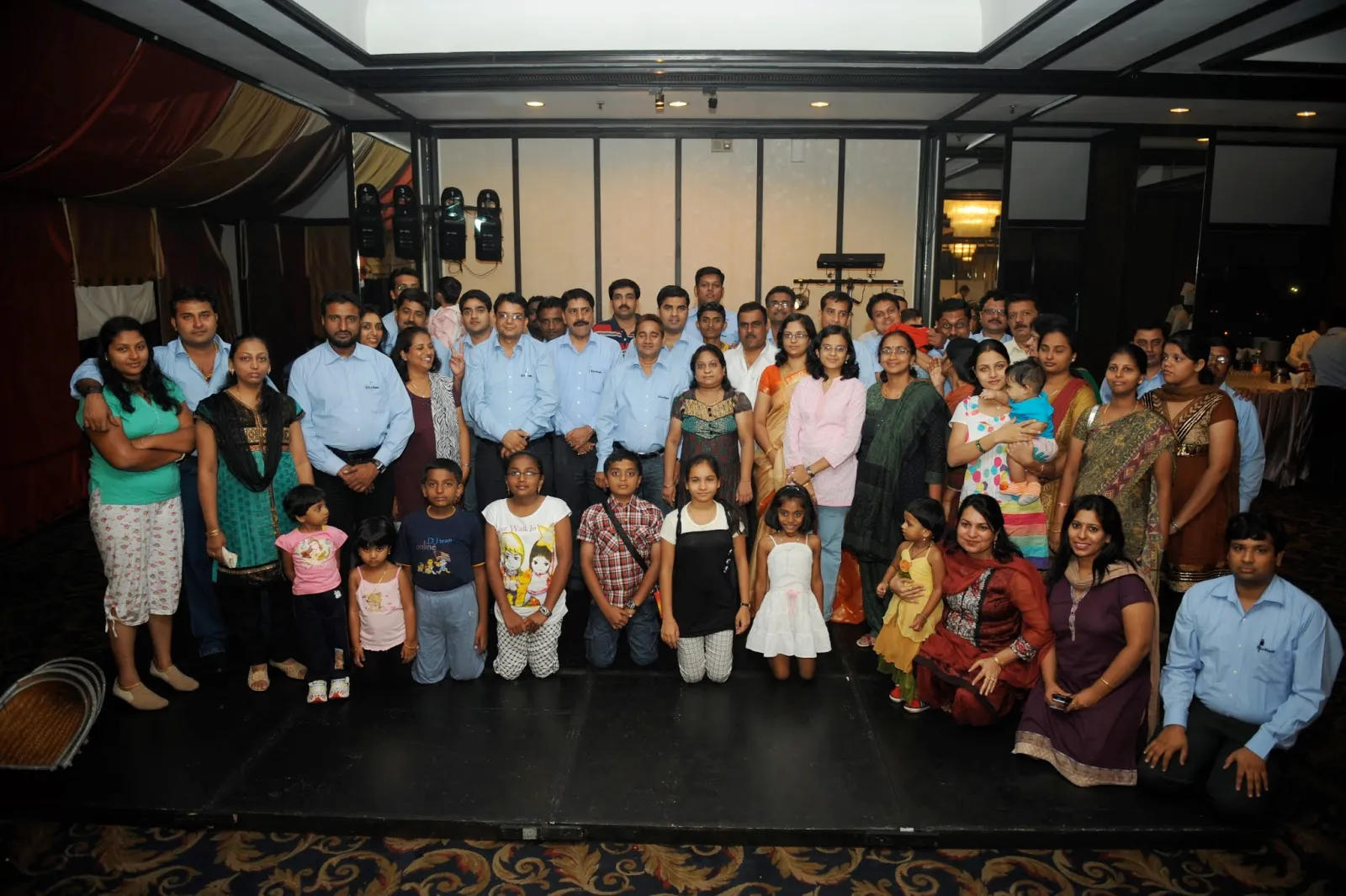 Su-Kam employees with their families at a company family day event